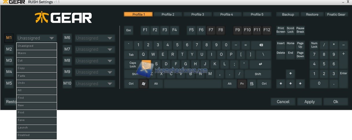 Fnatic Gear RUSH software 1