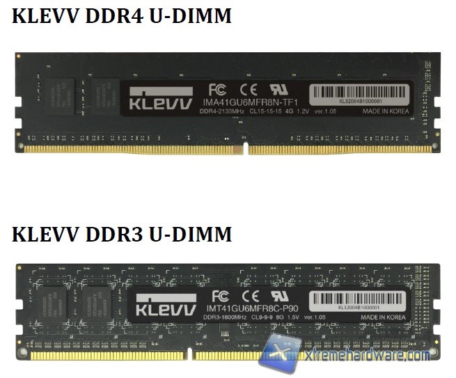 KLEVV DDR3 DDR4