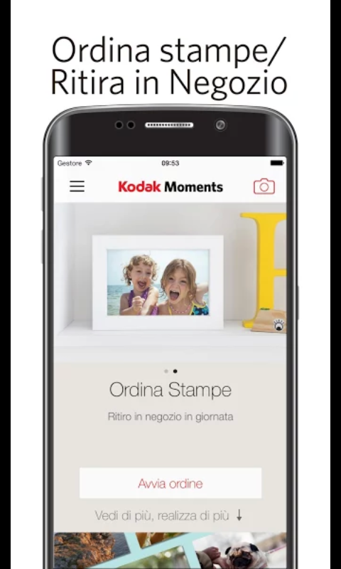 KODAK MOMENTS App Ordina Stampe